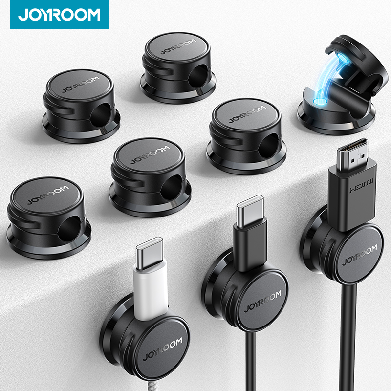 Cable Organizer Magnetic - Joyroom 9 Pcs Cable Management Cord