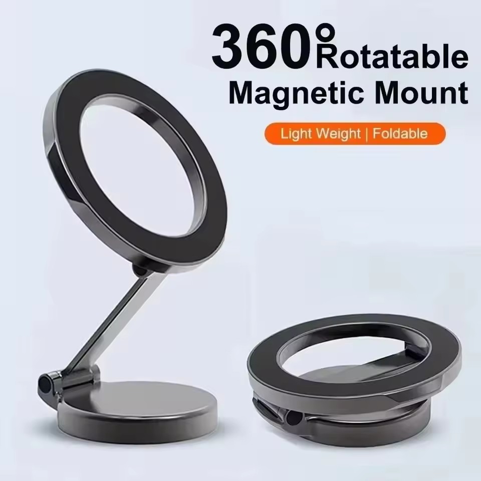 Phone Accessories Website - Foldable Magnetic Car Mobile Phone Holder
