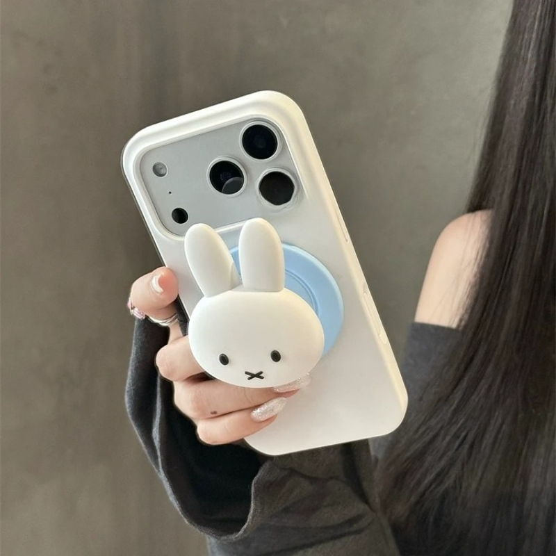 Magnetic Phone Case - Miffy Kawaii Anime Silicone Magnetic Attraction