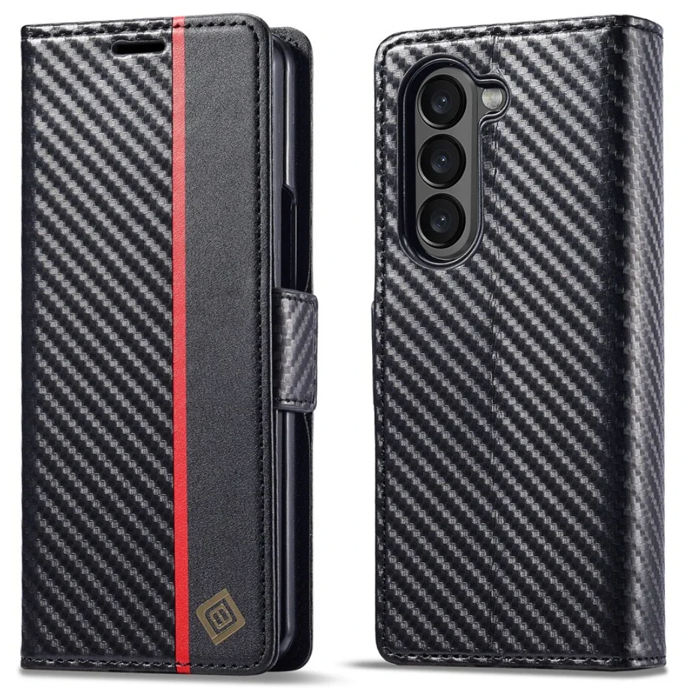 Luxury Carbon Fiber PU Leather - đánh giá và giá Phone Accessories Hippers