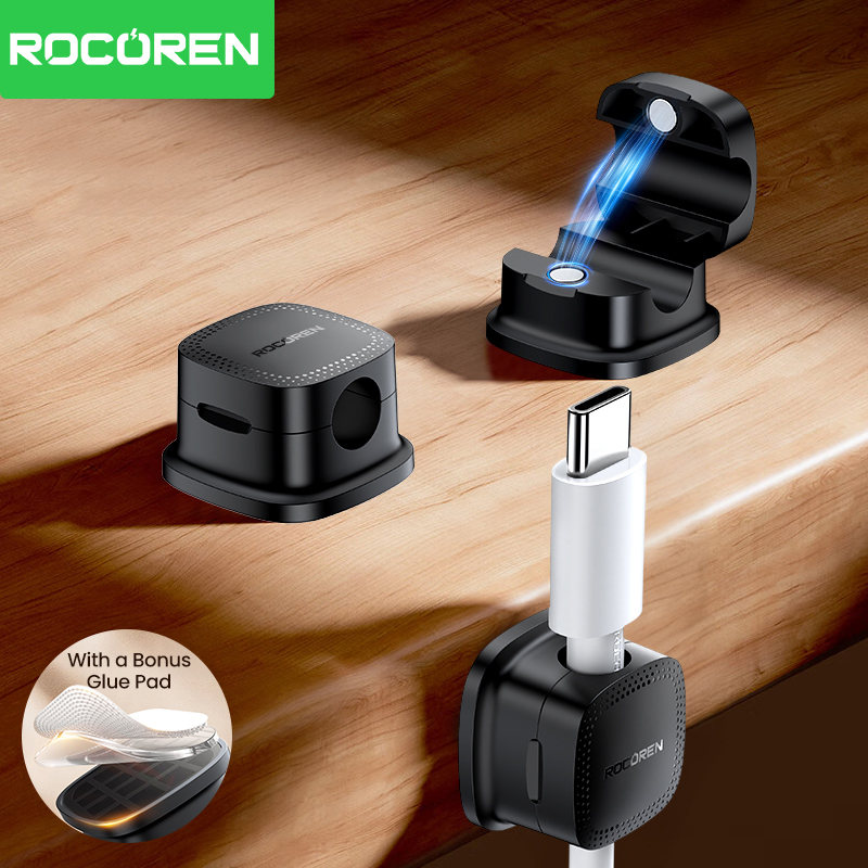 ROCOREN 30PCS Magnetic Cable O - đánh giá và giá Cable Organizer Magnetic