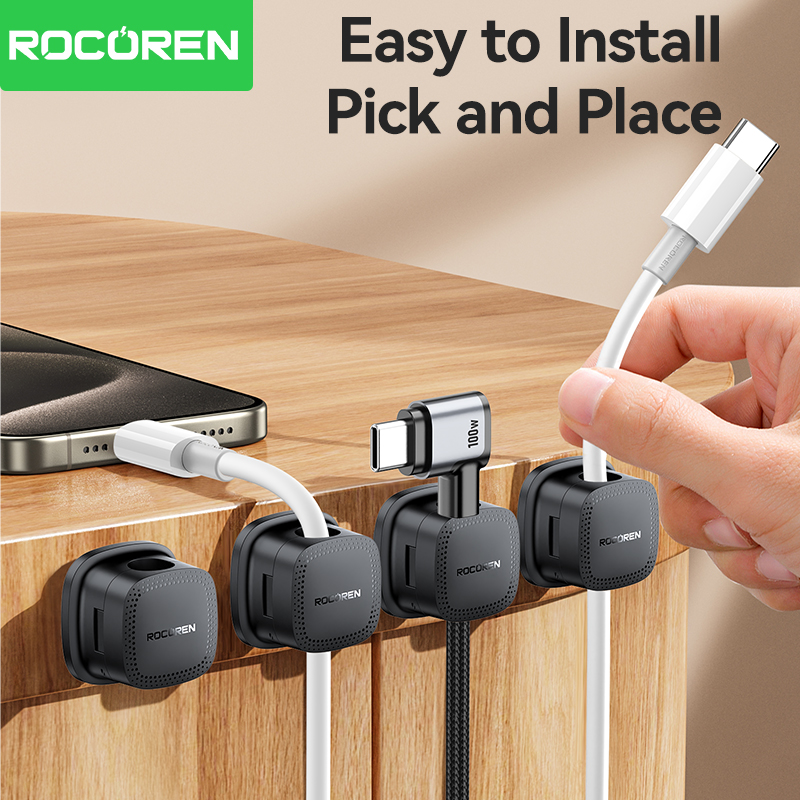 ROCOREN 30PCS Magnetic Cable O - đánh giá và giá Cable Organizer Magnetic