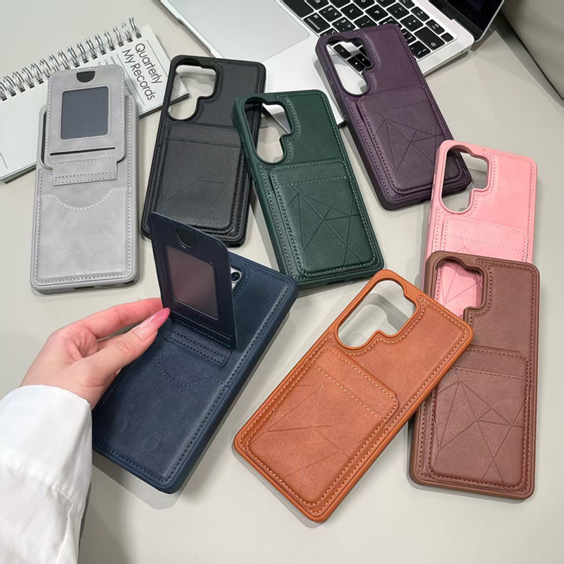Luxury Synthetic Leather Card  - đánh giá và giá Phone Accessories Hippers