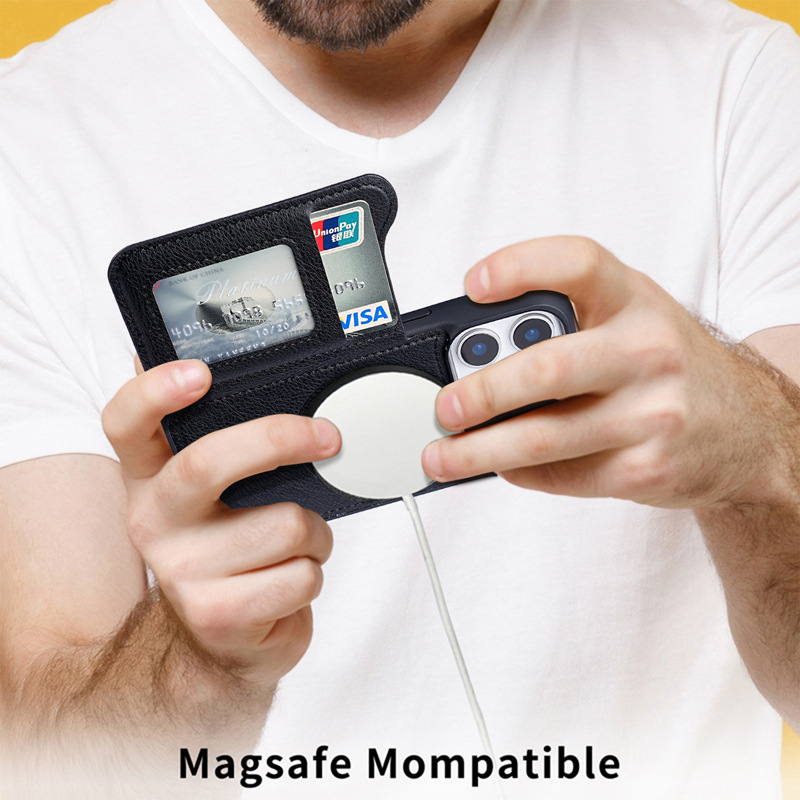 For Magsafe Magnetic Flip Leat - đánh giá và giá Phone Accessories Hippers