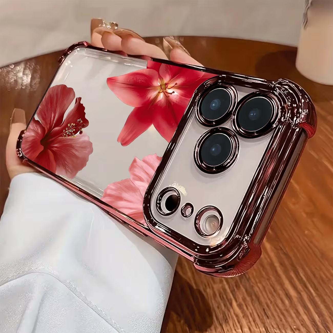 Simple Flower Print Phone Case - đánh giá và giá Apple Iphone 15
