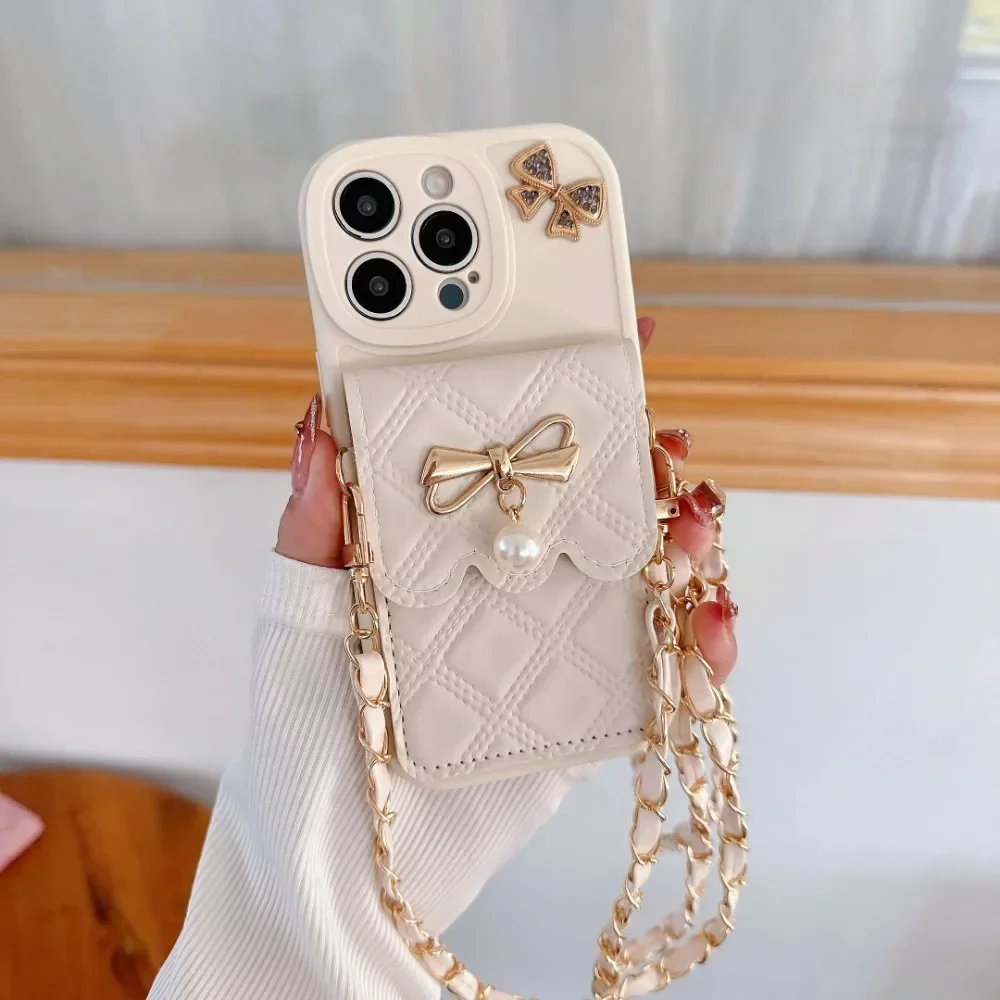 3D Bowknot Crossbody Card Hold - đánh giá và giá Phone Accessories Hippers