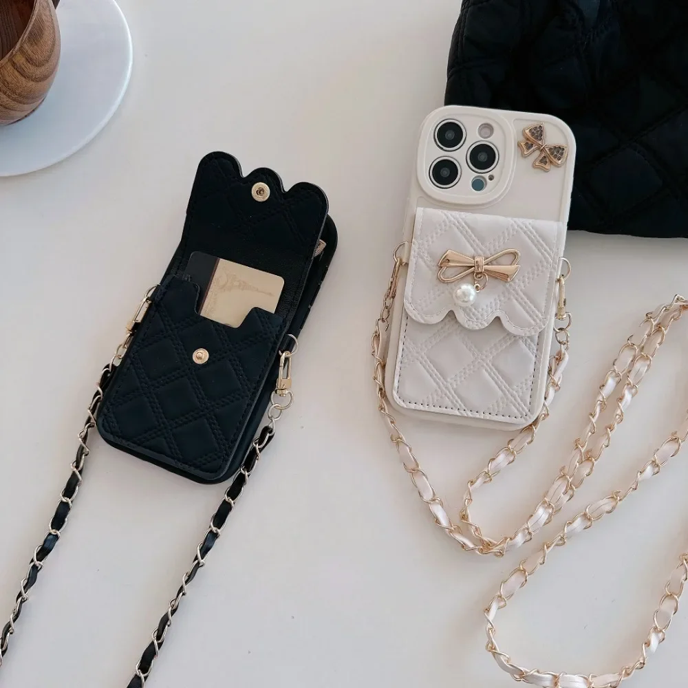 3D Bowknot Crossbody Card Hold - đánh giá và giá Phone Accessories Hippers