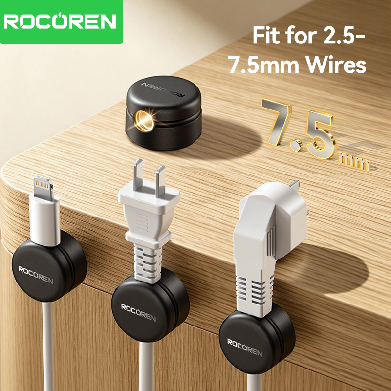 Rocoren Rotating Base Magnetic - đánh giá và giá Cable Organizer Magnetic