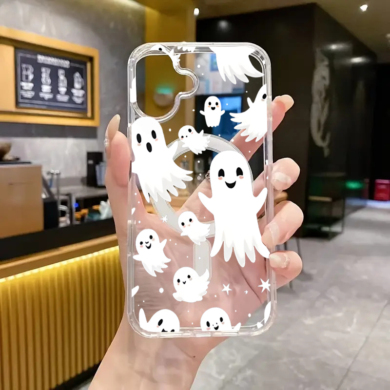 Magnetic Halloween Ghost Print - đánh giá và giá Magnetic Phone Case